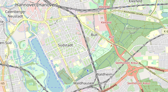 physical therapy on map