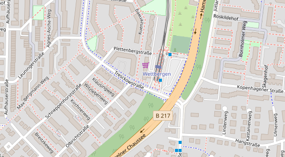 Physiotherapie auf Satellitenbild