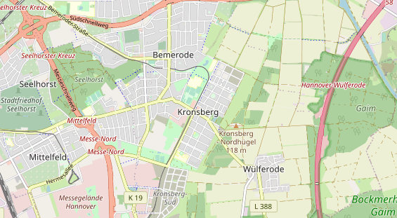 physical therapy on map