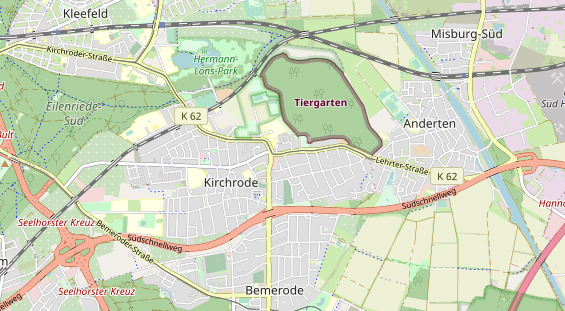 physical therapy on map