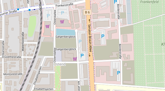 Physiotherapie auf Satellitenbild