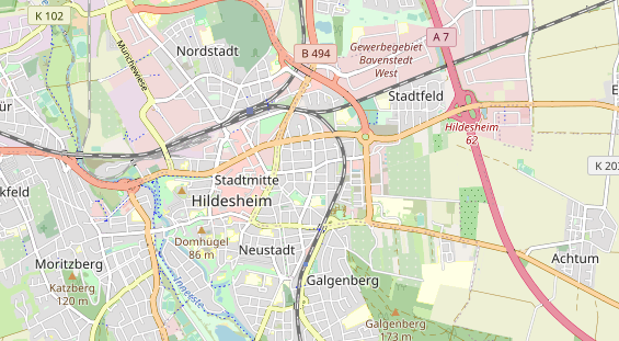 physical therapy on map