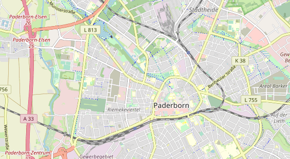 physical therapy on map