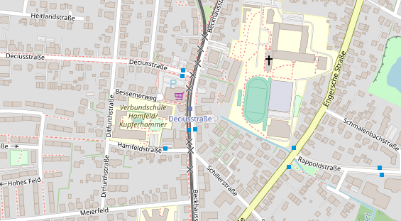 Physiotherapie auf Satellitenbild