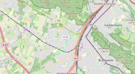 physical therapy on map