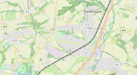 physical therapy on map