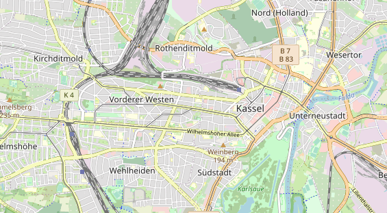 physical therapy on map