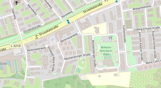 Physiotherapie auf Satellitenbild