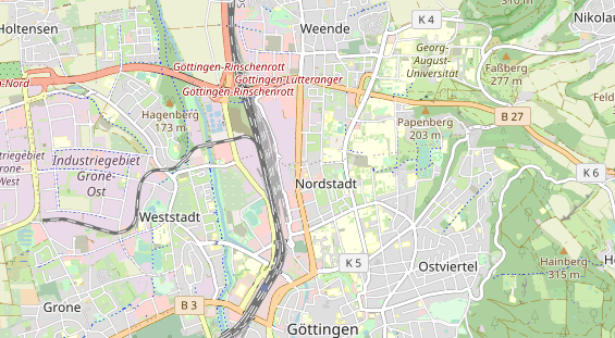 physical therapy on map