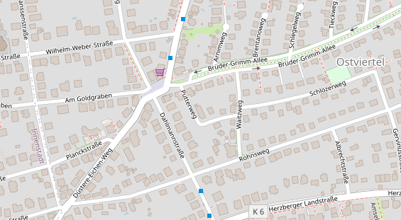 Physiotherapie auf Satellitenbild