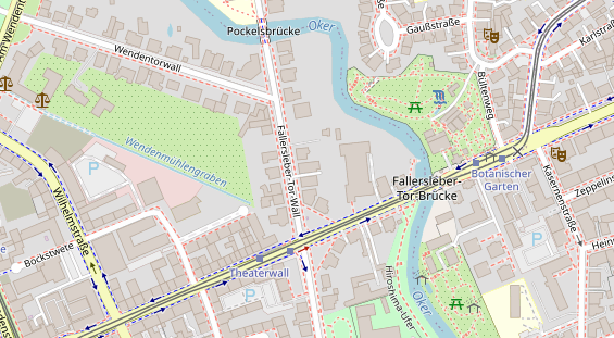 Physiotherapie auf Satellitenbild