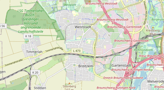 physical therapy on map