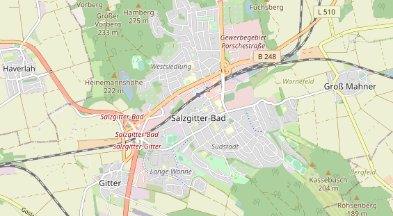physical therapy on map