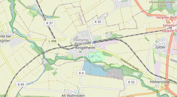 physical therapy on map