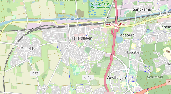 physical therapy on map