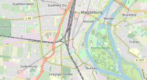 physical therapy on map