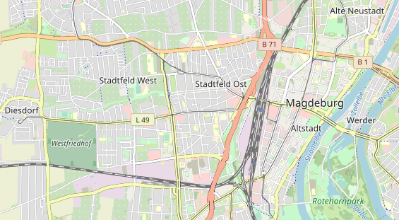 physical therapy on map