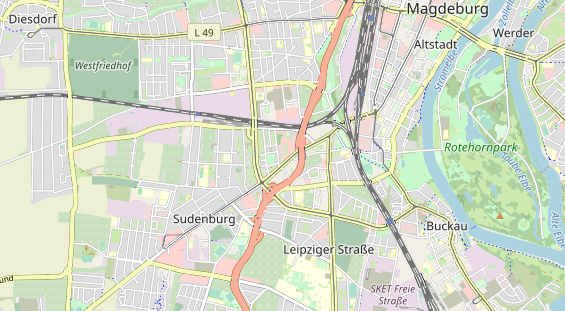 physical therapy on map