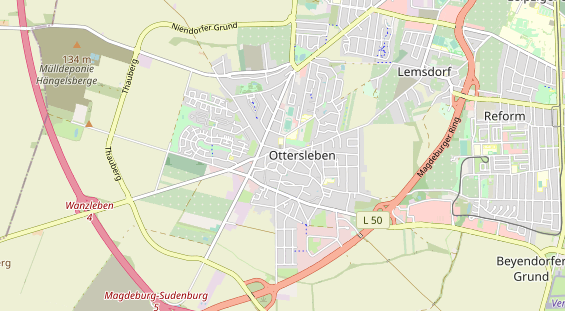 physical therapy on map