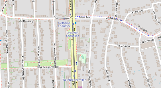 Physiotherapie auf Satellitenbild