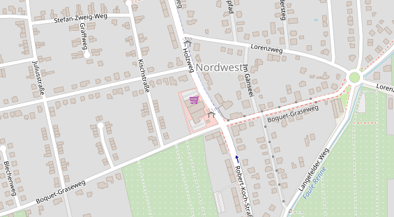 Physiotherapie auf Satellitenbild