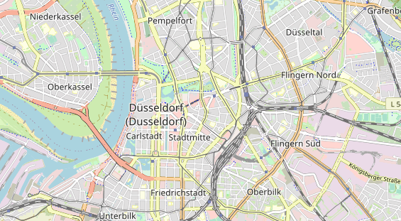 physical therapy on map