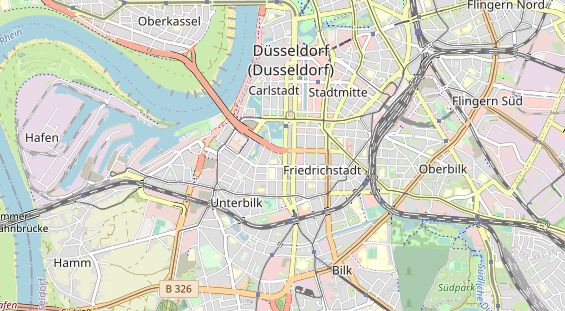 physical therapy on map