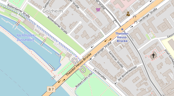 Physiotherapie auf Satellitenbild