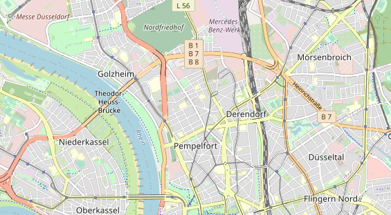 physical therapy on map