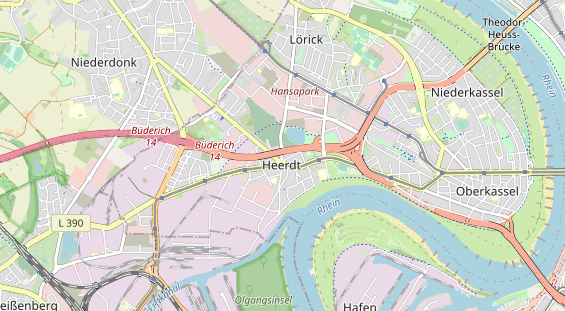 physical therapy on map