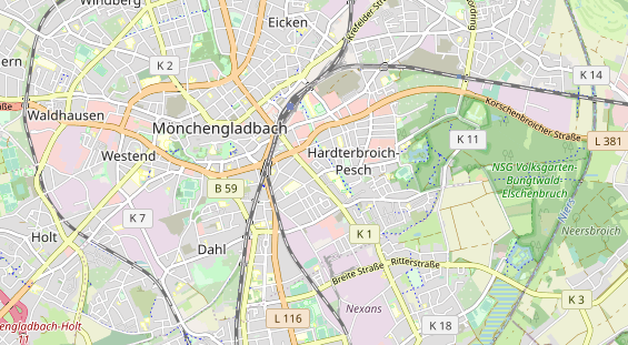 physical therapy on map