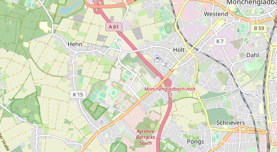 physical therapy on map
