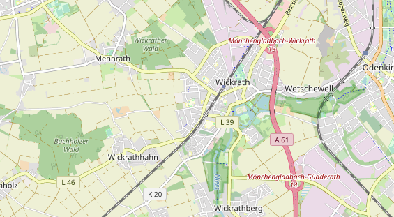 physical therapy on map