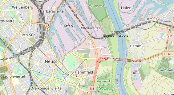 physical therapy on map