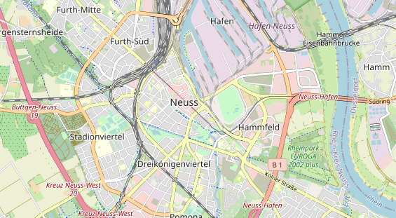 physical therapy on map