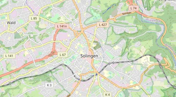 physical therapy on map