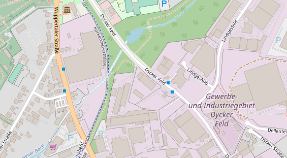 Physiotherapie auf Satellitenbild