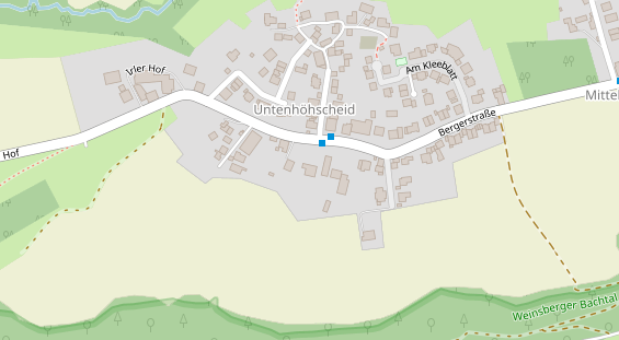 Physiotherapie auf Satellitenbild