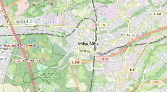 physical therapy on map