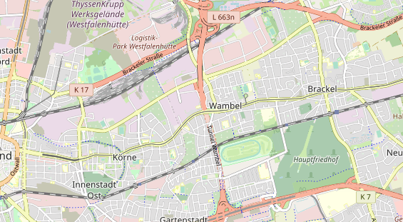 physical therapy on map