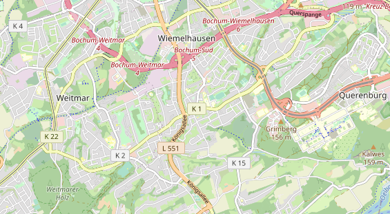 physical therapy on map