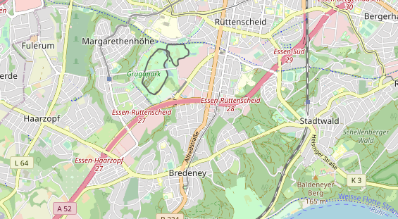 physical therapy on map