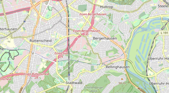 physical therapy on map