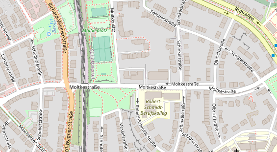 Physiotherapie auf Satellitenbild