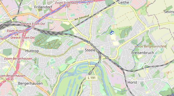 physical therapy on map