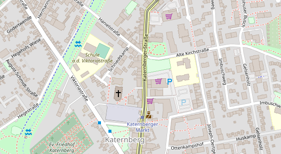 Physiotherapie auf Satellitenbild