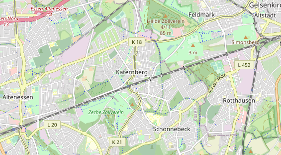 physical therapy on map