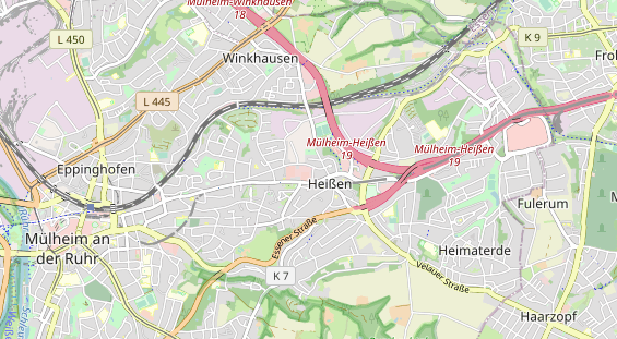 physical therapy on map