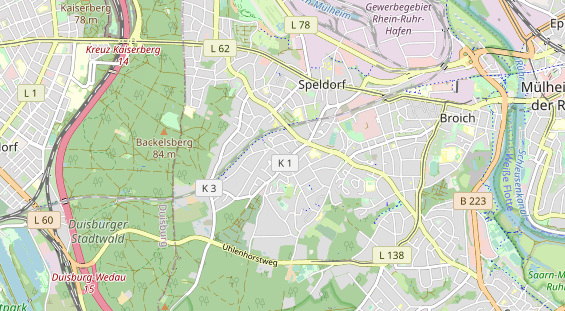 physical therapy on map