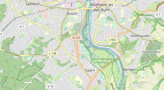 physical therapy on map